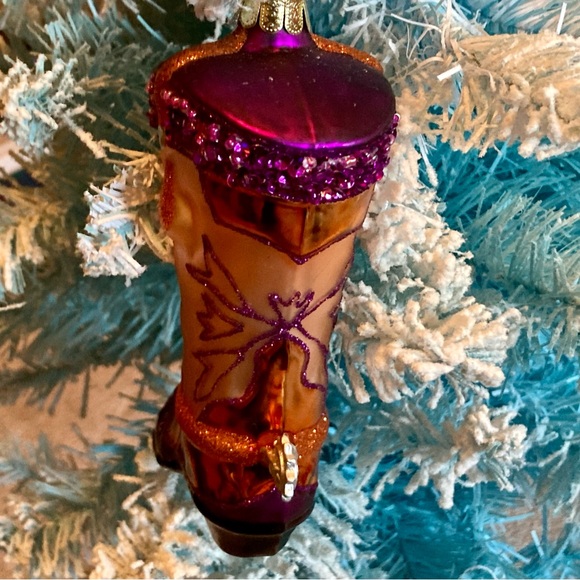 😻 3 for $13 Cowboy Boot Christmas Ornament - Picture 12 of 12
